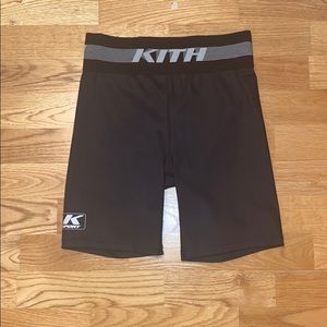 Black KITH Biker Shorts
